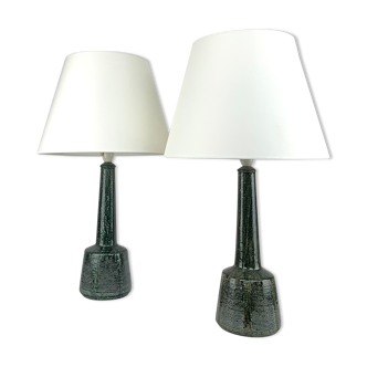 Pair of Ceramic Table Lamps Palshus, Denmark, design Esben Klint for Le Klint