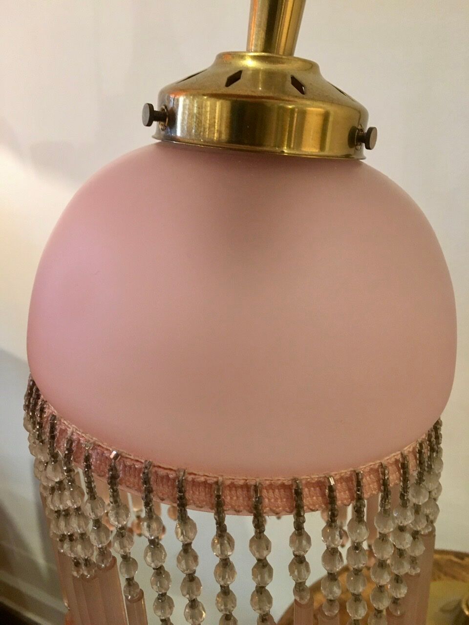 Swan collar and stamps lamp