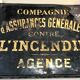 Enamelplate "General Insurance Against Fire"