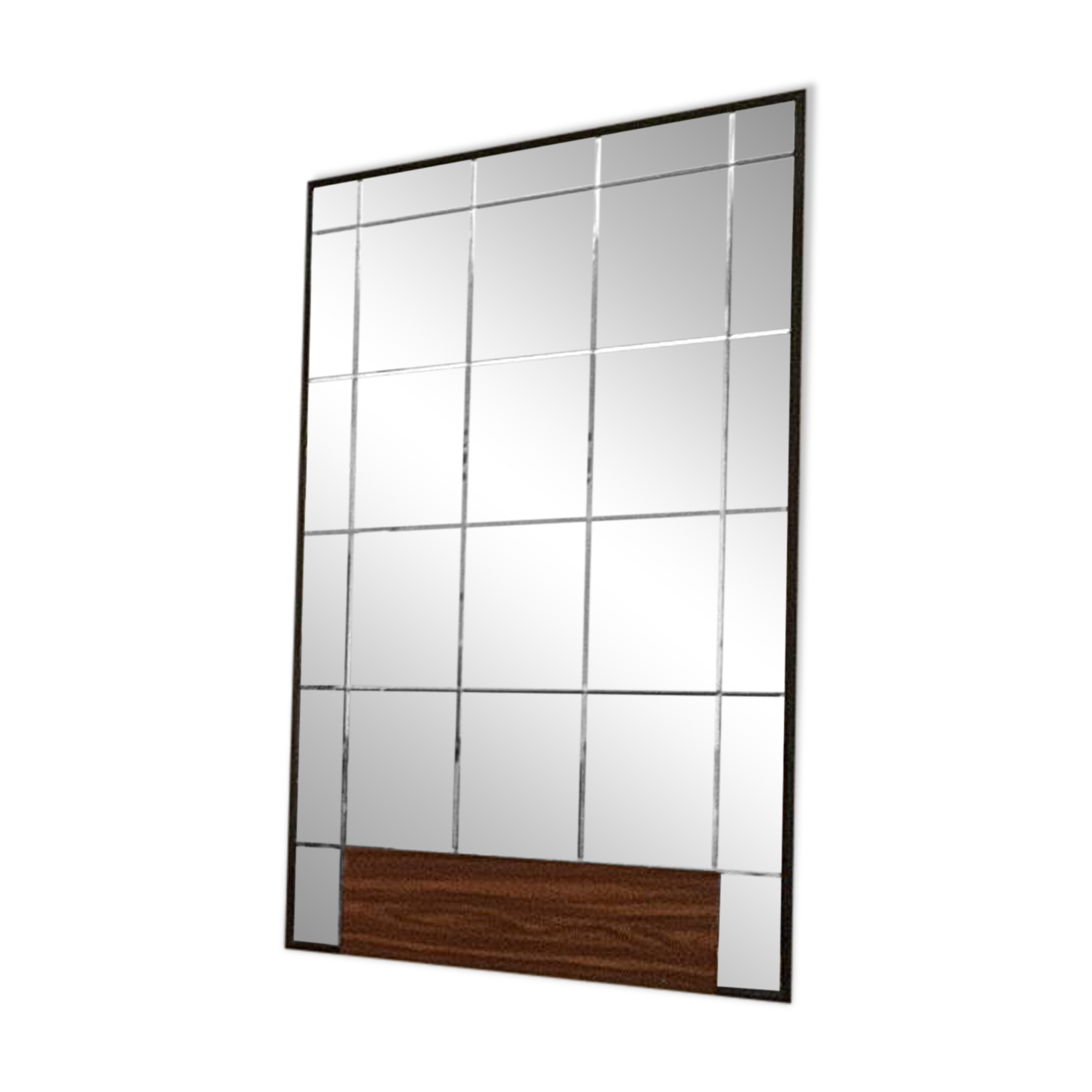 Vintage faceted mirror, Art Deco style – brought back from Italy