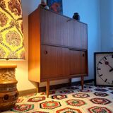 Vintage teak sideboard and secretary