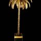 "jansen" style lamp in the shape of a palm tree in golden metal, 181 cm tall