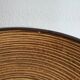 Ceramic spiral pattern plate, German ceramics