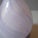 Purple glass paste vase