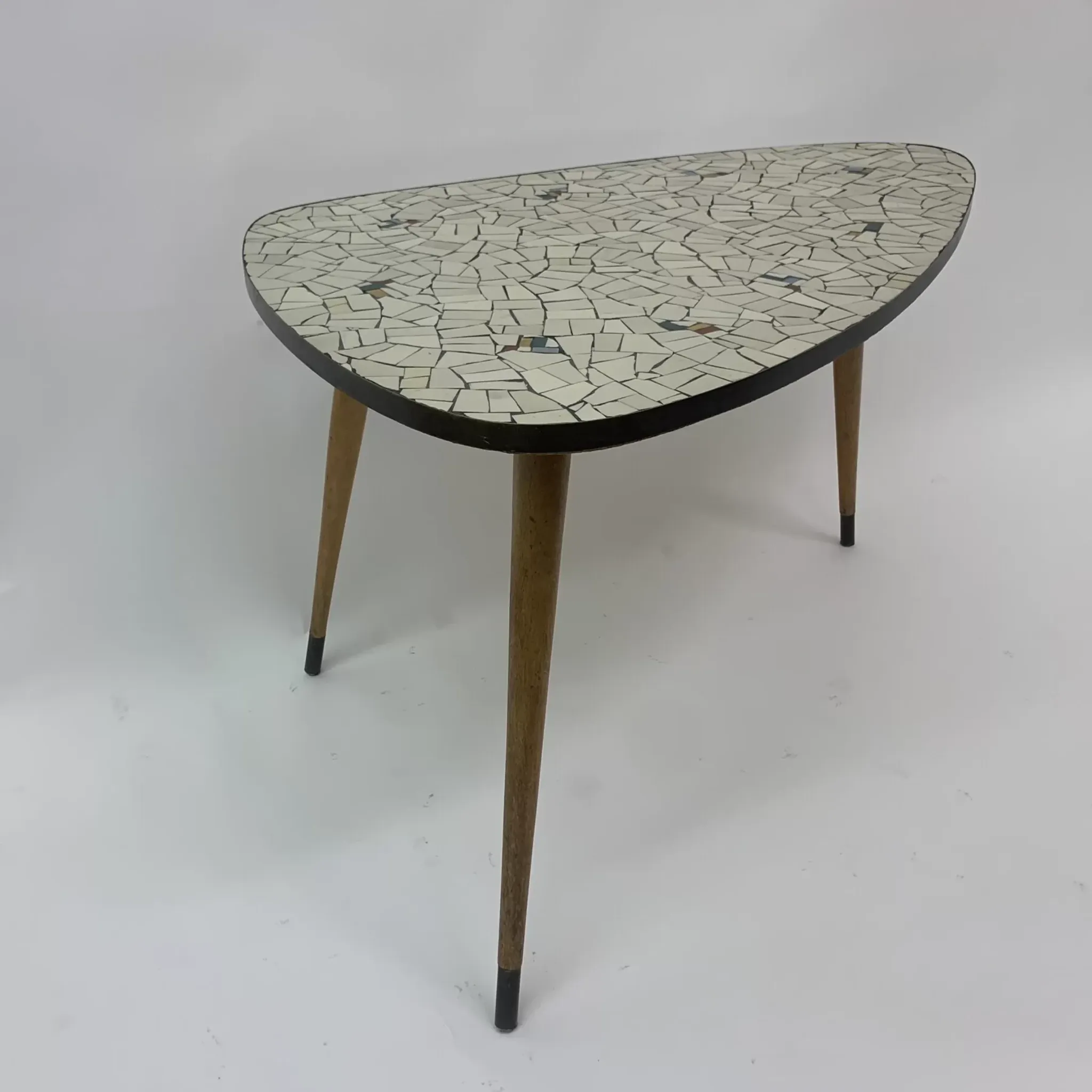 Table d'appoint en mosaïque de style mid-century, années 1960