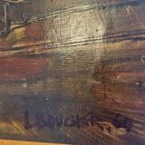 Abstract canvas from 1960