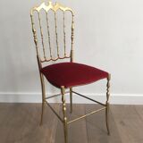 Chaise Chiavari en laiton
