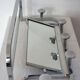 Chrome metal wall coat rack 1930s France