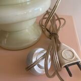 Pied de lampe opaline