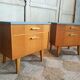 Pair of vintage bedsides