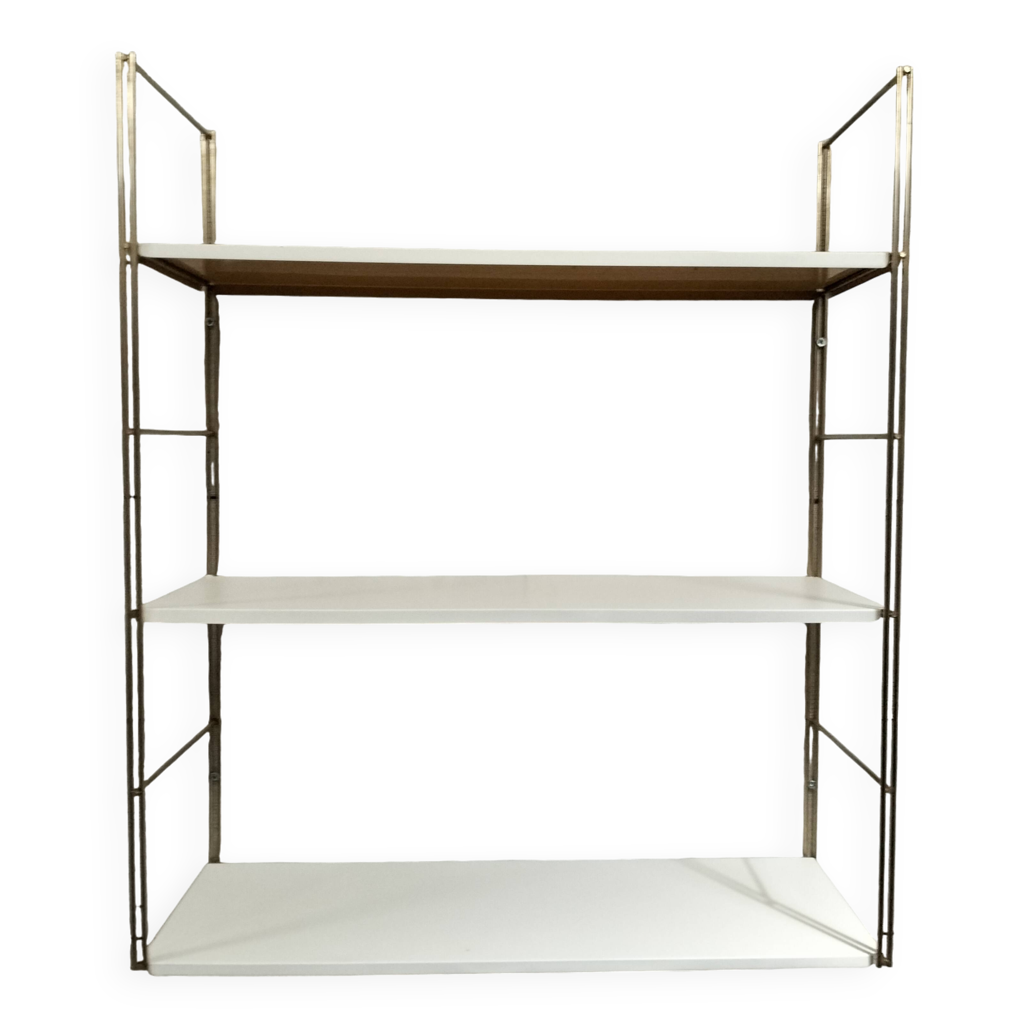 Metal wall shelf