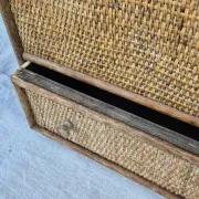 Vintage wicker chest of drawers furniture