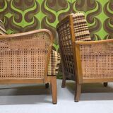 Art Deco armchair pair 1950