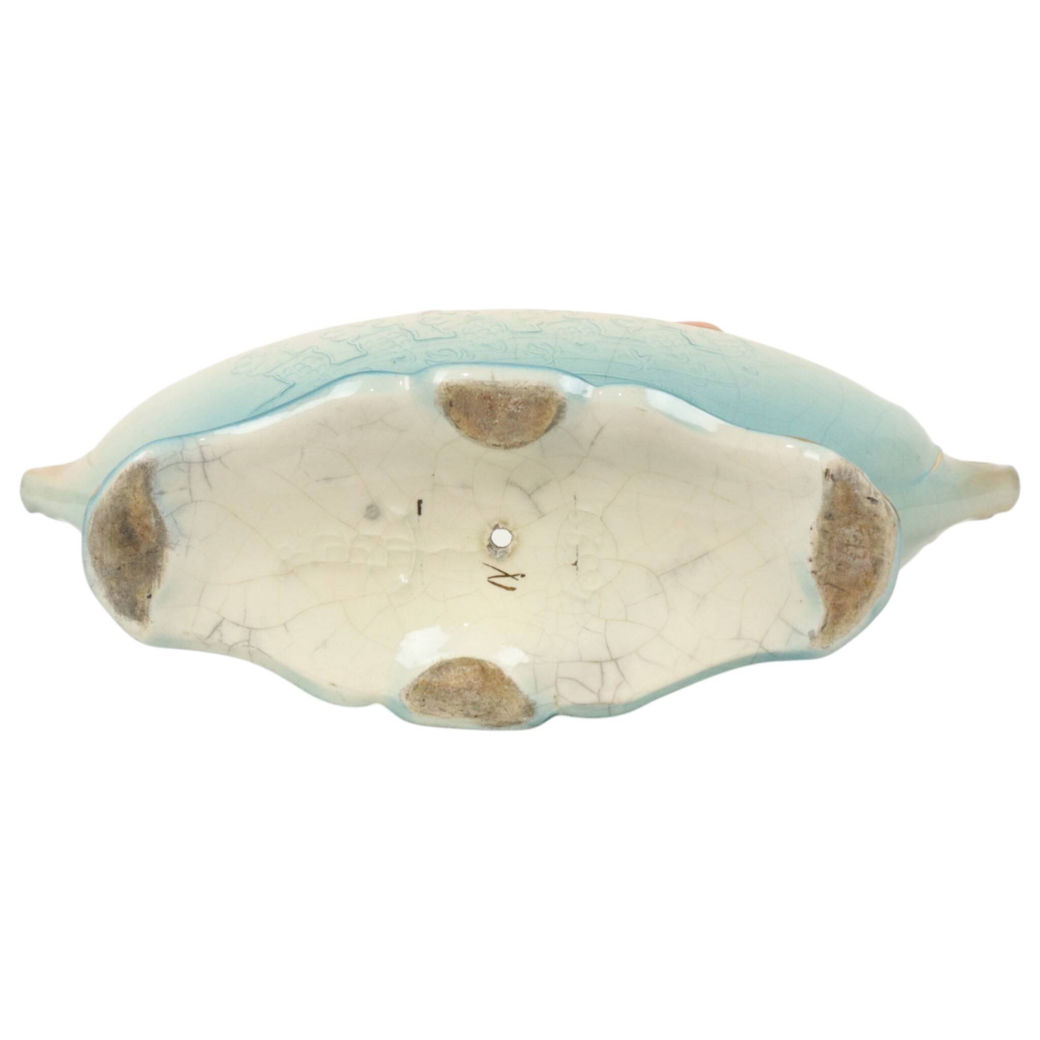 Art Nouveau Bloempot Jardinière Majolica Gustave De Bruyn