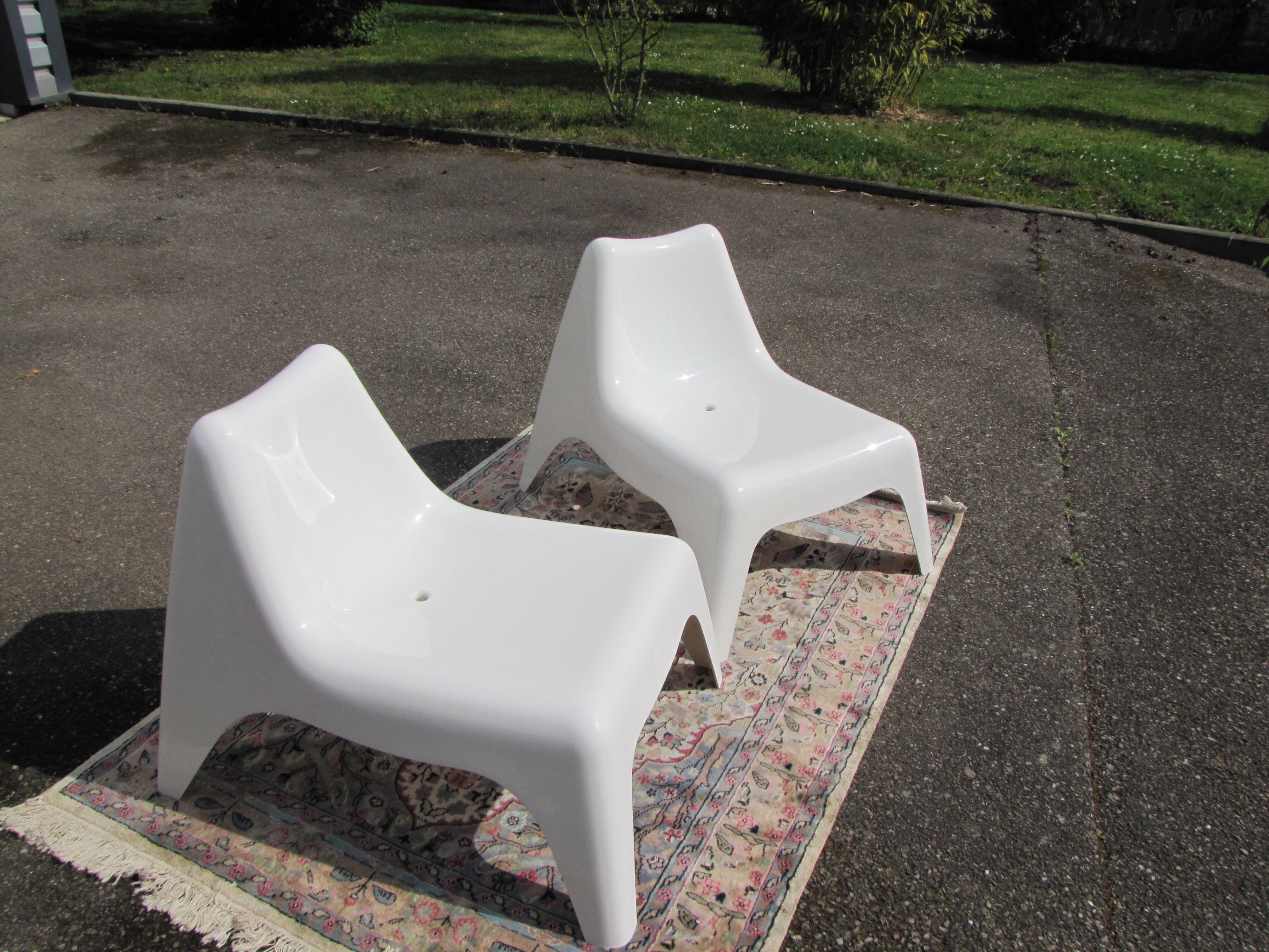 Garden armchairs