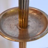 Retro night valet in brass and wood in Neoclassical style