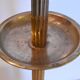 Retro night valet in brass and wood in Neoclassical style