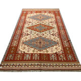 Handmade oriental serbian kilim, handmade flat-woven wool rug- 180x300cm