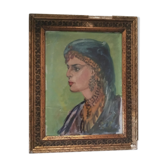 Orientalist portrait "Samira the Moroccan".