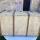 Antique wooden travel trunk