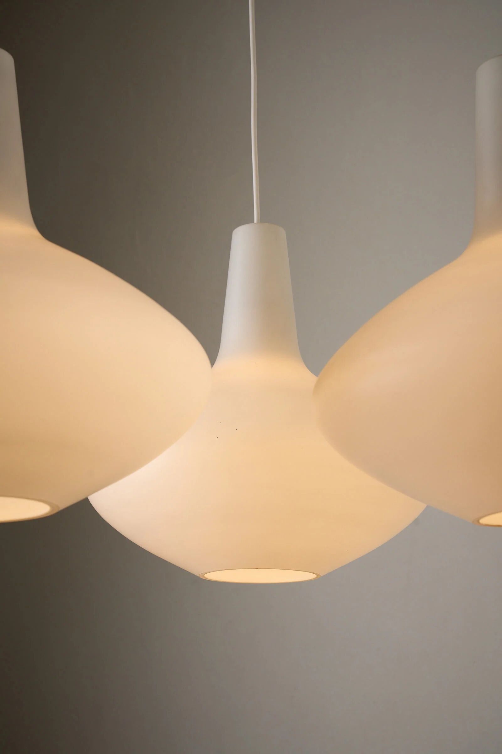 Lustre "Bulbo" de Johansson-Pape pour Stockmann Orno, Finlande, années 1950