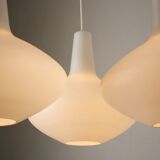Lustre "Bulbo" de Johansson-Pape pour Stockmann Orno, Finlande, années 1950