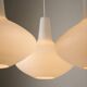 Lustre "Bulbo" de Johansson-Pape pour Stockmann Orno, Finlande, années 1950
