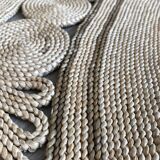 Round rugs in jute 180cm