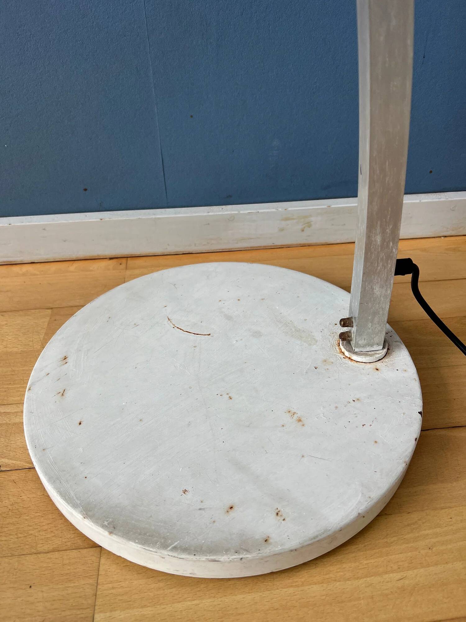 Vintage mid-century gepo space age mushroom arc floor lamp