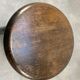 Tabouret tripode pieds massue, bois