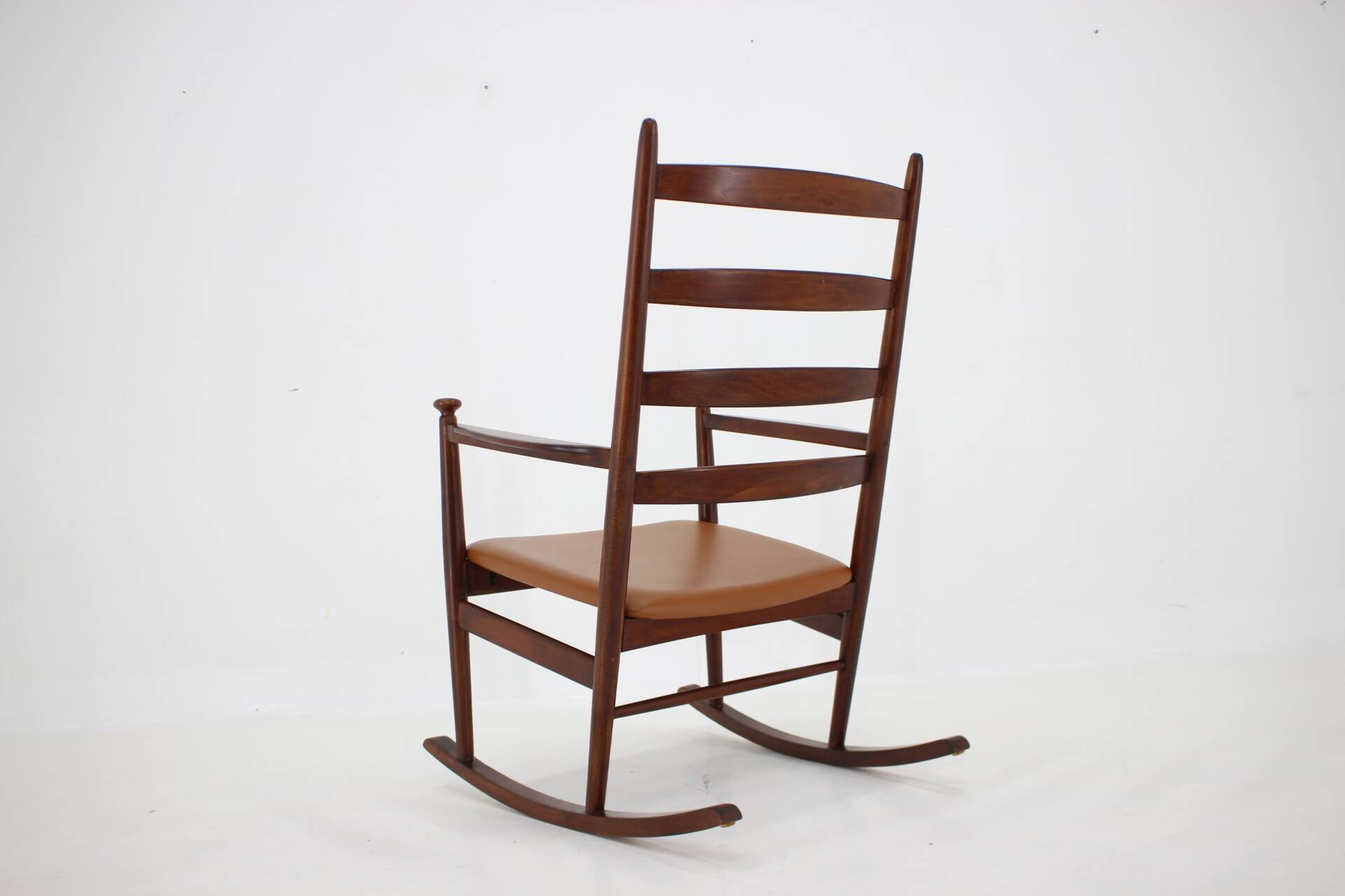 Niels Eilersen Beech Rocking Chair, Denmark 1960s