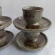 Sandstone shells signed Chantal - Thierry Robert vintage pottery