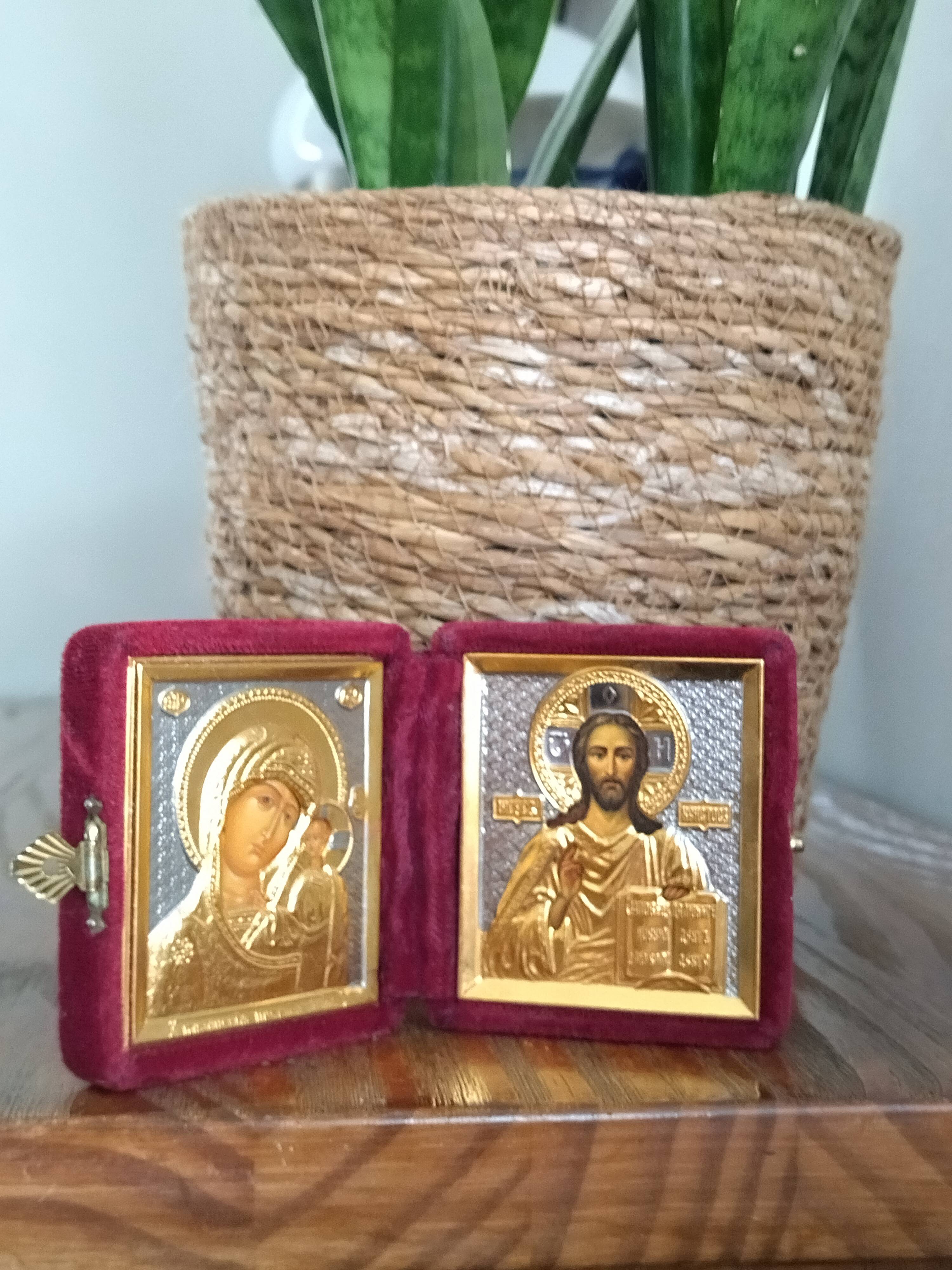 Prestigious Orthodox Icons – Gold & Silver Plating – Kazan and Vla