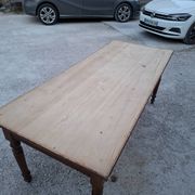 Table de métier ancienne, 2 tiroirs, piètements Louis Philippe