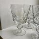 Lot de 9 verres à vin en cristal début XXème