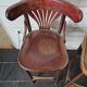 Pair of bistro stools with backrest