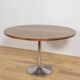 Mid-Century Round Walnut Dining Table, Denmark, 1970s