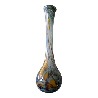 Vase en verre soufflé vintage