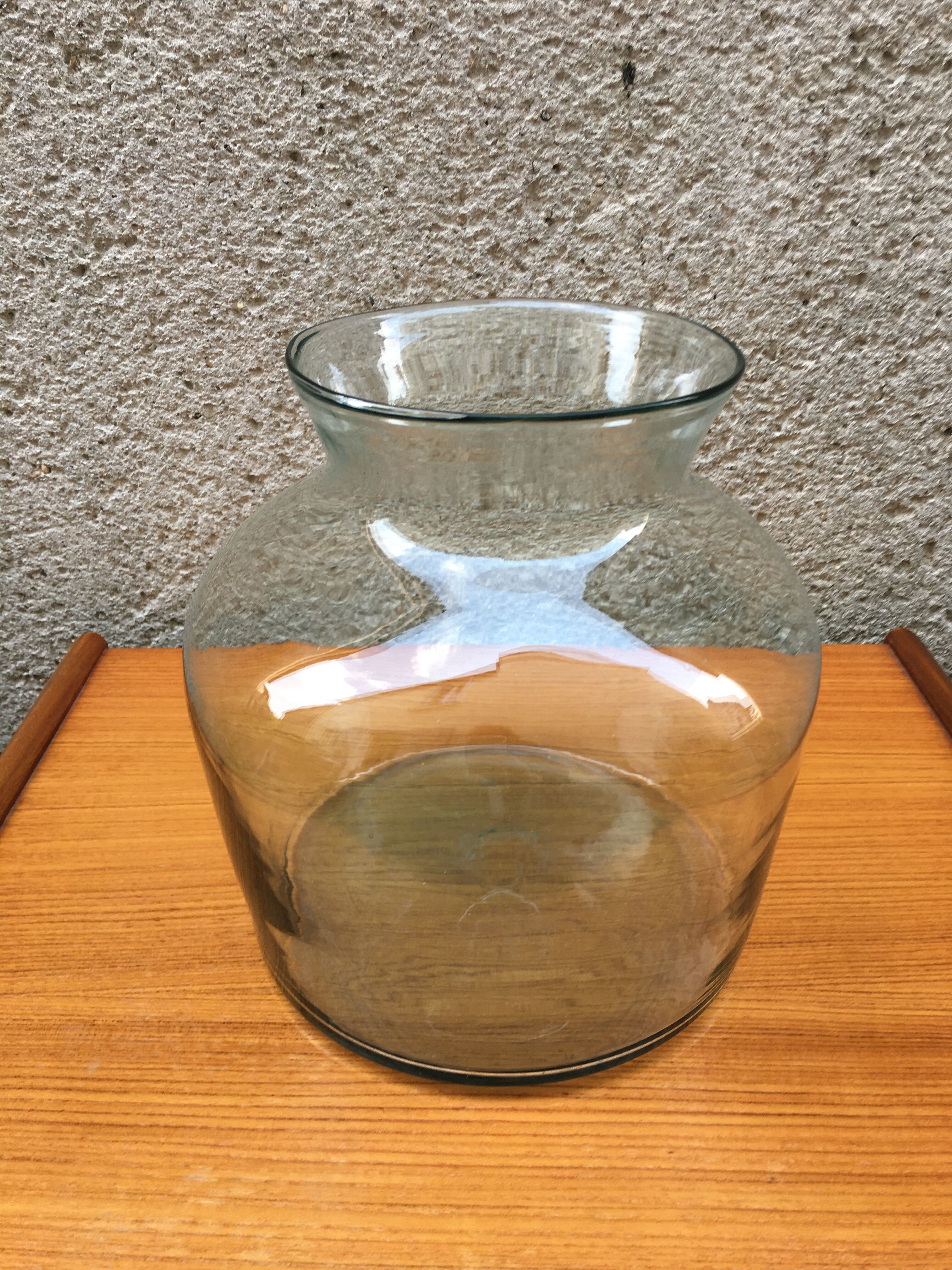 Large blue green pot