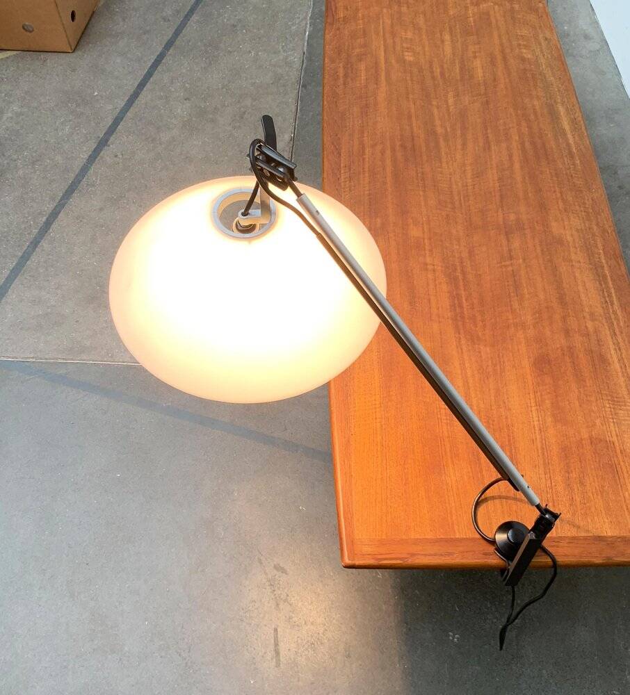 Postmodern Italian table lamp Aggregato by Enzo Mari & Giancarlo Fassina for Artemide, 1970s.