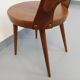 Chaise Mondor vintage de marque Baumann en bois des années 60