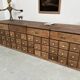 Old trade furniture with oak drawers XL format