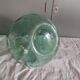 Dame jeanne ancienne verre bullé - 10 litres - hauteur 36,5 cm