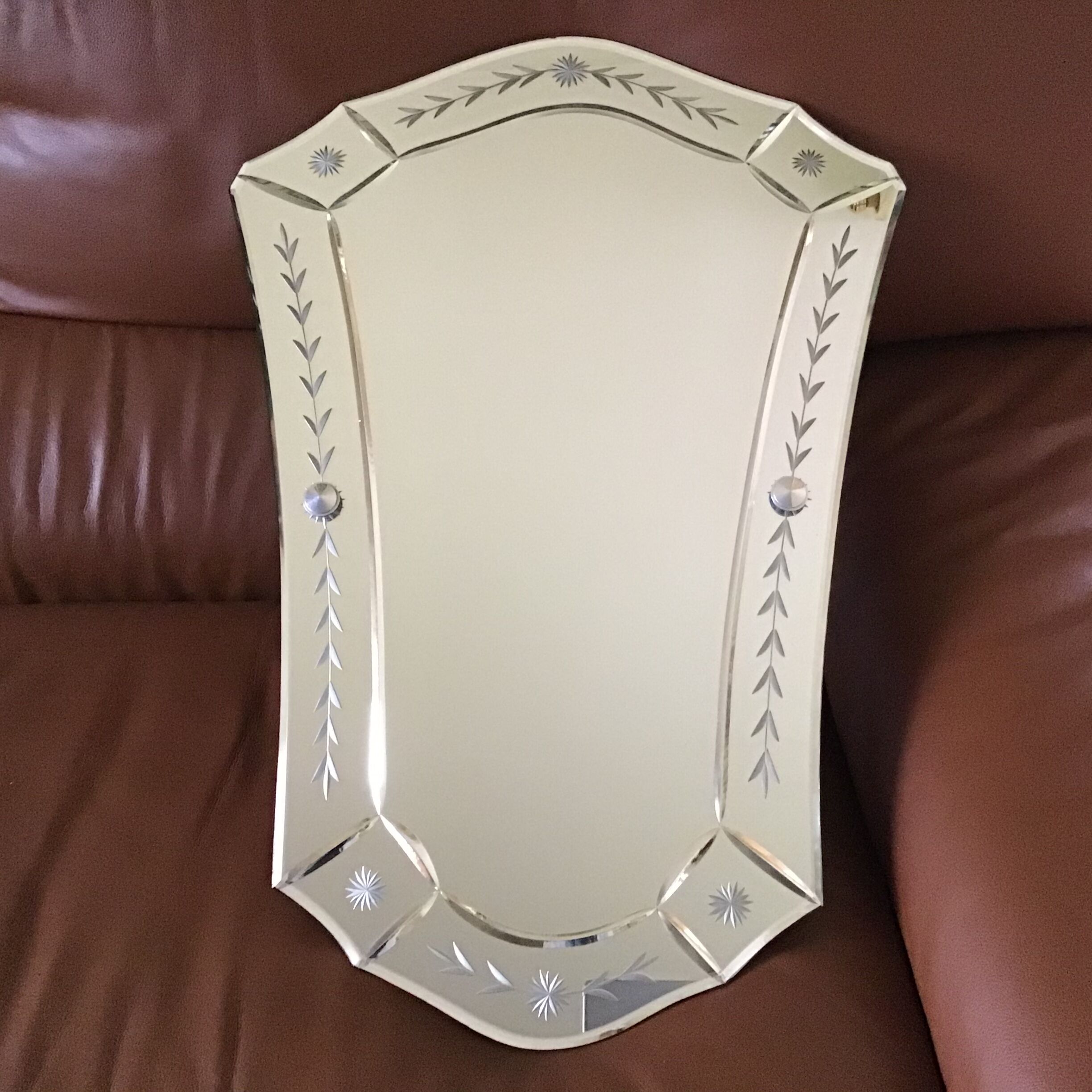 Miroir art déco biseauté