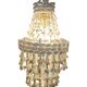 Shell pendant chandelier year 1970