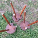 Tabouret bas de berger set de 3