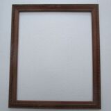 Pair of old wooden frames, oves decoration
