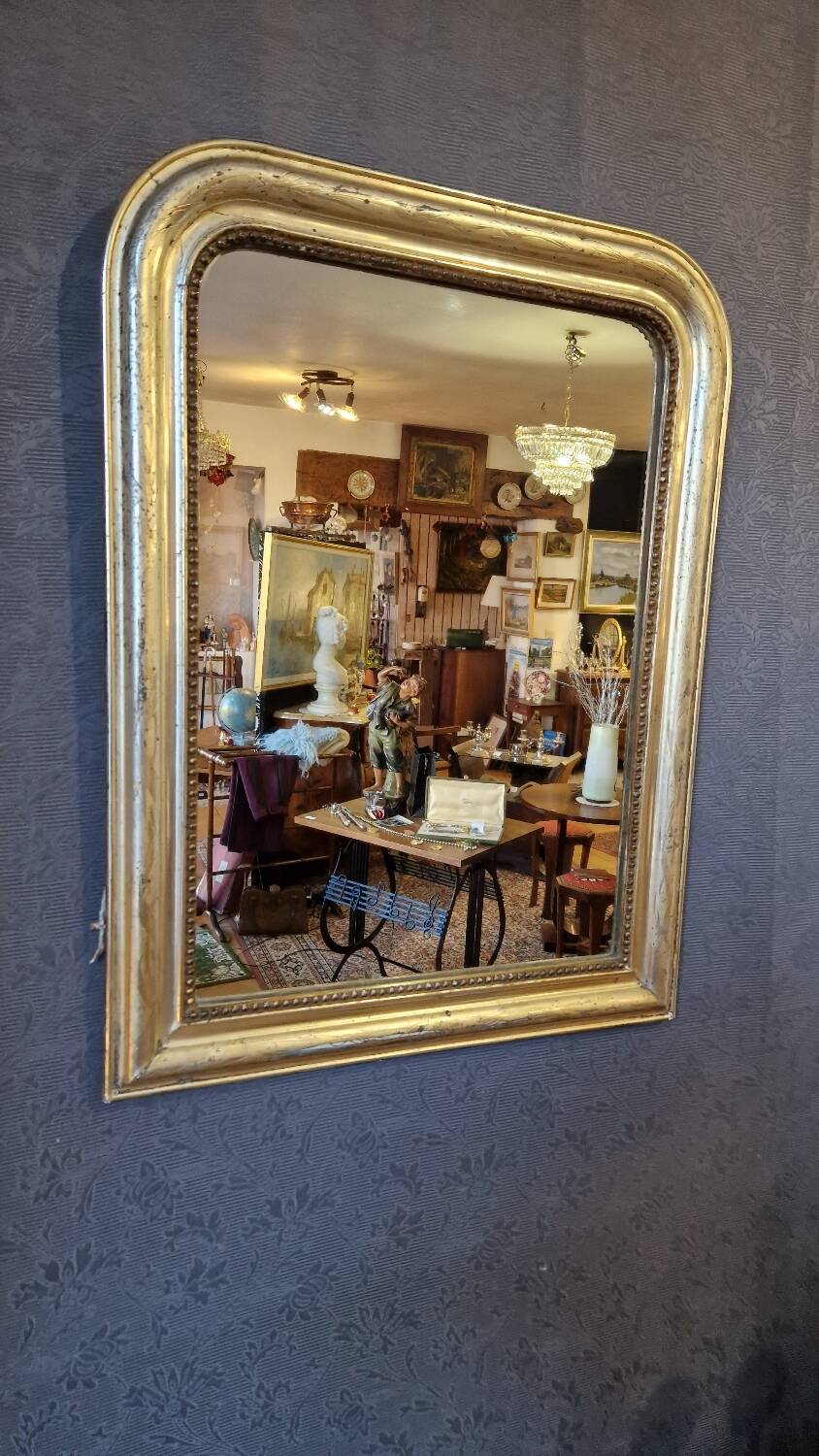 Louis philippe gold mirror