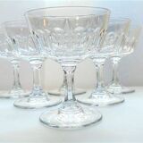 Set of 6 champagne glasses