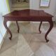 Console with curved legs - mahogany - Louis XV style - carved wood
